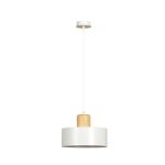 Emibig Hanglamp Torin Staal Wit | Geschikt voor 1x E27 - Max 15W