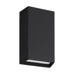 Eglo Wandlamp Spongano Aluminium Zwart Up & Down 5W 600lm - 830-840-850-865 CCT | IP65