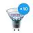 Voordeelpak 10x Philips MASTER LED Spot ExpertColor GU10 PAR16 5.5W 400lm 36D - 940 Koel Wit | Beste Kleurweergave - Dimbaar - Vervangt 50W