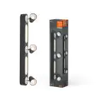 Ledvance LED Decor Spot Neptune Staal Zwart 26W 1100lm - 830 Warm Wit