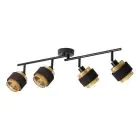 Ledvance Decor Spot Hornet Plafond Spot Zwart 4x2.8W - 827 Zeer Warm Wit | Incl. 4x E14