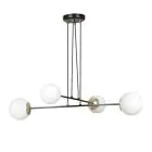 Emibig Hanglamp Ognis Staal Zwart | Geschikt voor 4x E27 - Max 10W