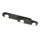 Emibig Plafondlamp Stilo Staal Zwart | Geschikt voor 3x GX53 - Max 12W